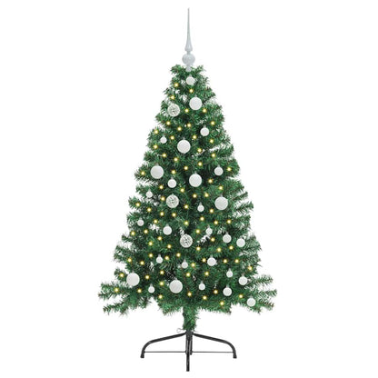 Artificial Pre-lit Christmas Tree Green 120 cm PVC