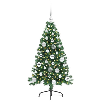 Artificial Pre-lit Christmas Tree Green 120 cm PVC