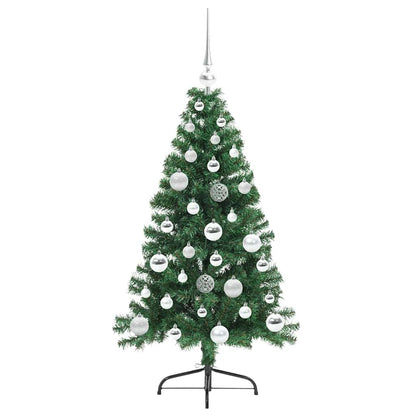 Artificial Pre-lit Christmas Tree Green 120 cm PVC