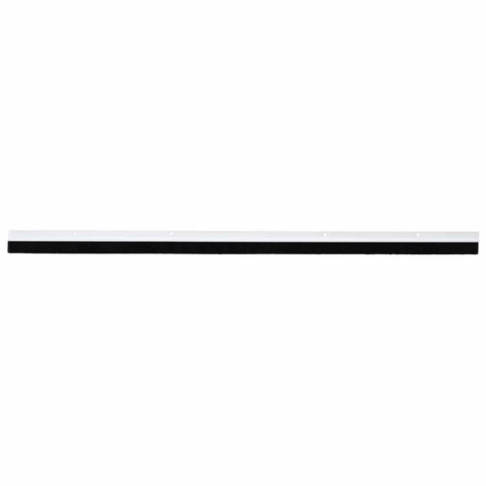 Screw-on Door Brush Seals 6 pcs White 100 cm Aluminium Alloy