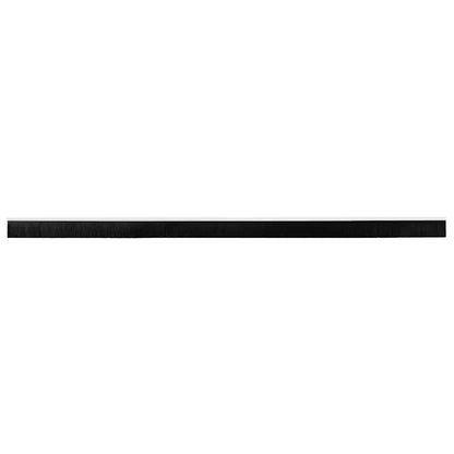 Screw-on Door Brush Seals 2 pcs White 100 cm Aluminium Alloy