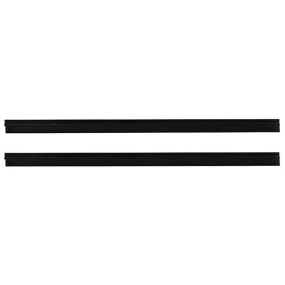 Self-adhesive Door Brush Seals 2 pcs Black 100 cm