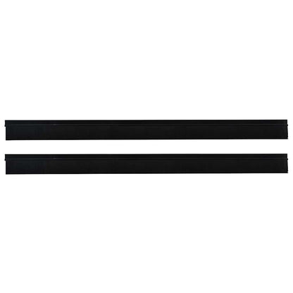 Self-adhesive Door Brush Seals 2 pcs Black 100 cm