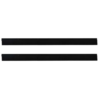 Self-adhesive Door Brush Seals 2 pcs Black 100 cm