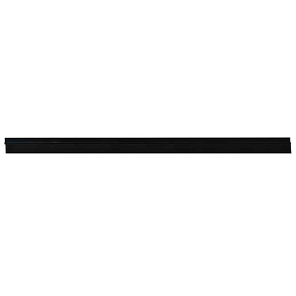 Self-adhesive Door Brush Seals 6 pcs Black 100 cm