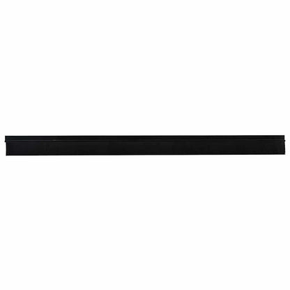 Self-adhesive Door Brush Seals 12 pcs Black 100 cm
