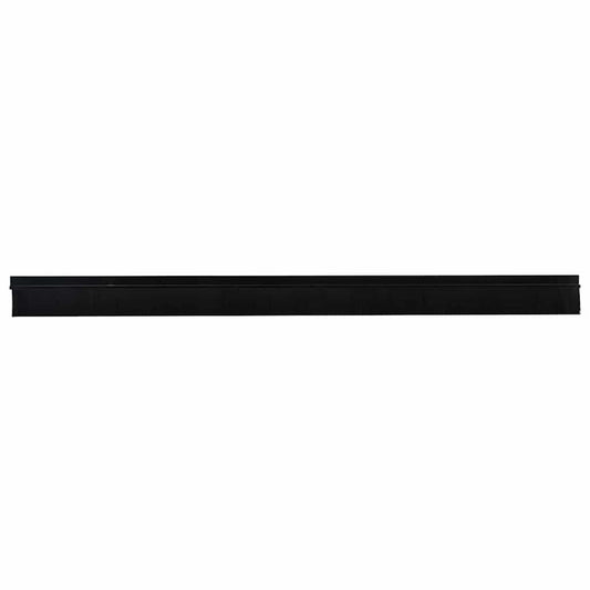 Self-adhesive Door Brush Seals 12 pcs Black 100 cm