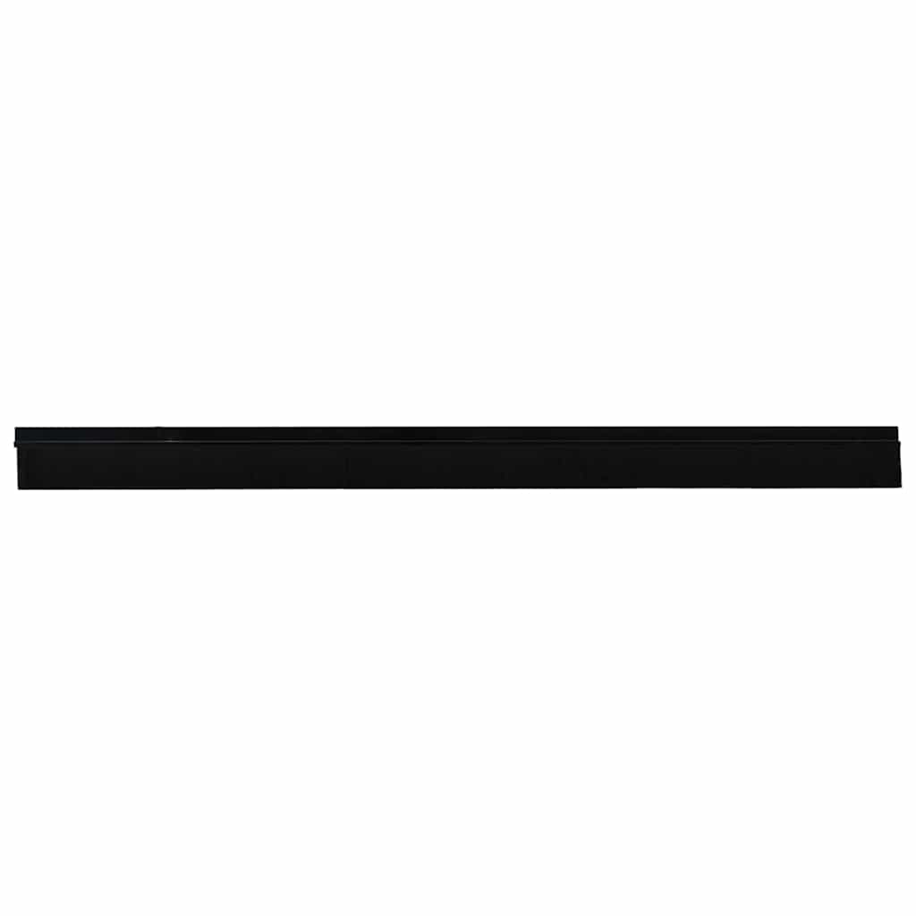 Self-adhesive Door Brush Seals 12 pcs Black 100 cm