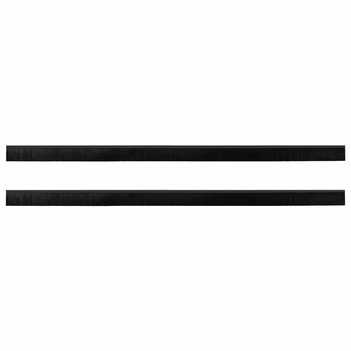 Self-adhesive Door Brush Seals 2 pcs Black 100 cm