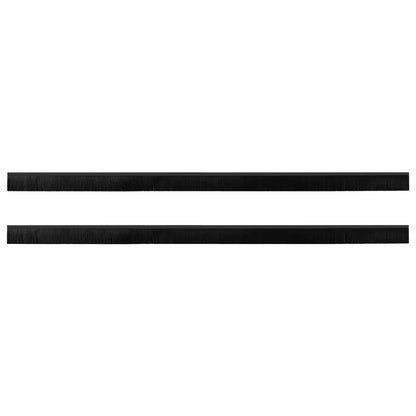 Self-adhesive Door Brush Seals 2 pcs Black 100 cm