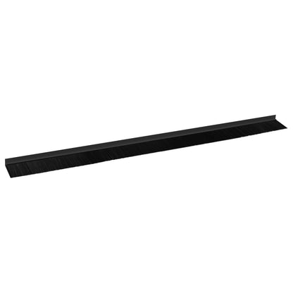 Self-adhesive Door Brush Seals 2 pcs Black 100 cm
