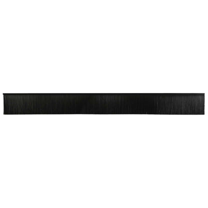 Self-adhesive Door Brush Seals 2 pcs Black 100 cm