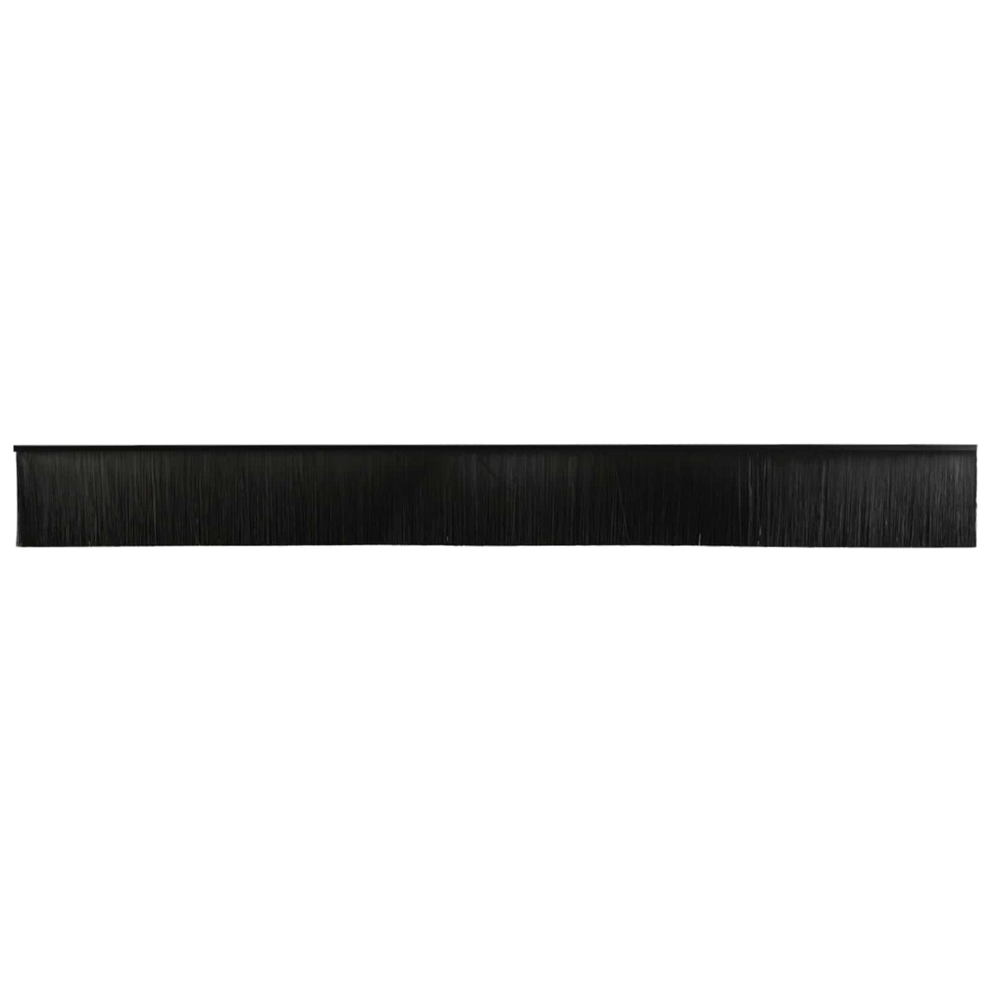 Self-adhesive Door Brush Seals 6 pcs Black 100 cm