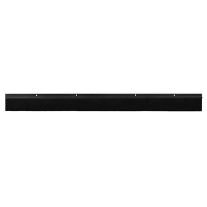 Screw-on Door Brush Seals 12 pcs Black 100 cm Aluminium Alloy