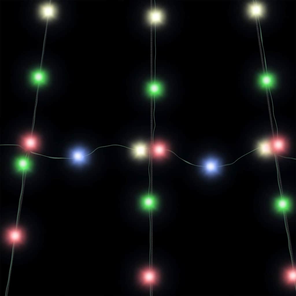 LED Christmas Tree with Ground Spikes Multicolour 306 cm Metal