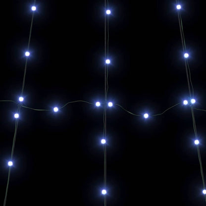 LED Christmas Tree with Ground Spikes Blue 511 cm Metal