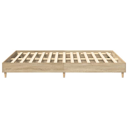 Bed Frame 2 pcs Sonoma 152 x 203 cm Engineered Wood