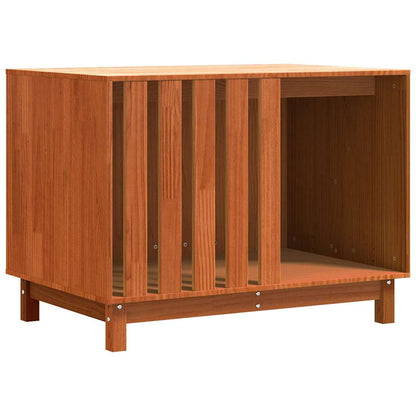Dog House Wax Brown 100 x 70 x 70 cm Solid Pine Wood