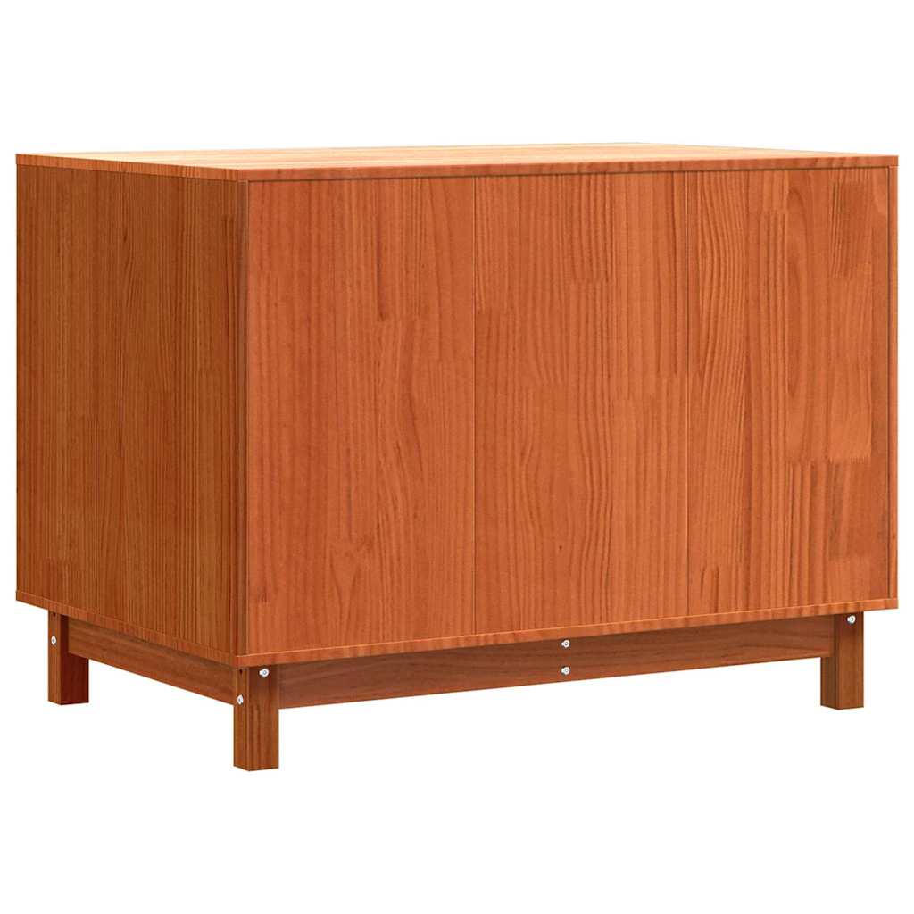Dog House Wax Brown 100 x 70 x 70 cm Solid Pine Wood