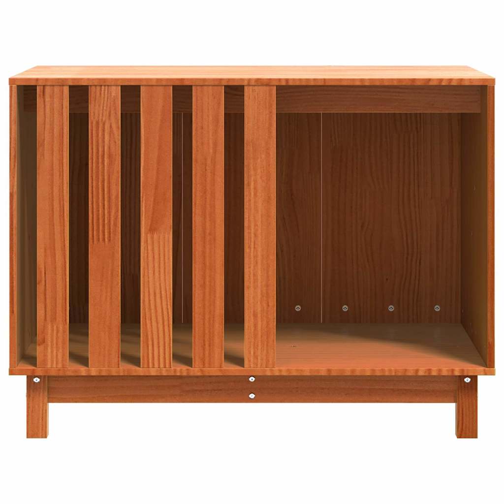 Dog House Wax Brown 100 x 70 x 70 cm Solid Pine Wood
