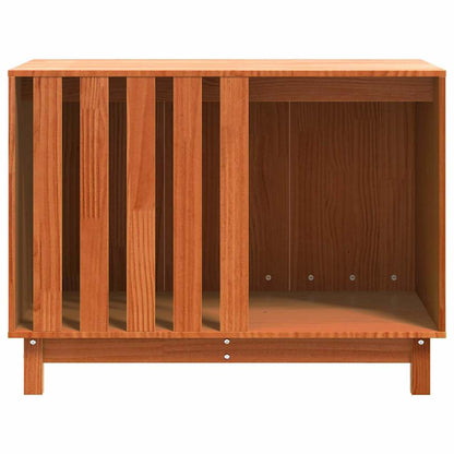 Dog House Wax Brown 100 x 70 x 70 cm Solid Pine Wood