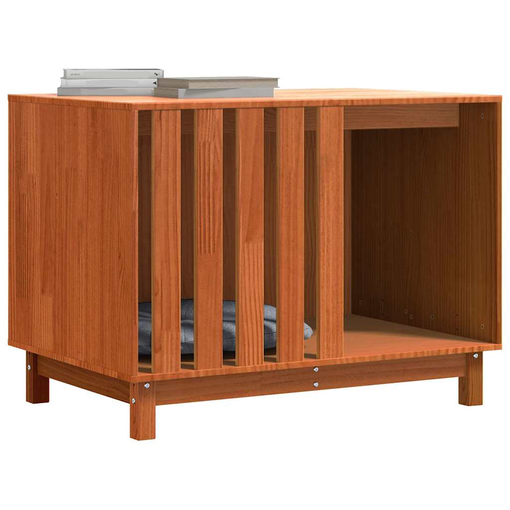 Dog House Wax Brown 100 x 70 x 70 cm Solid Pine Wood