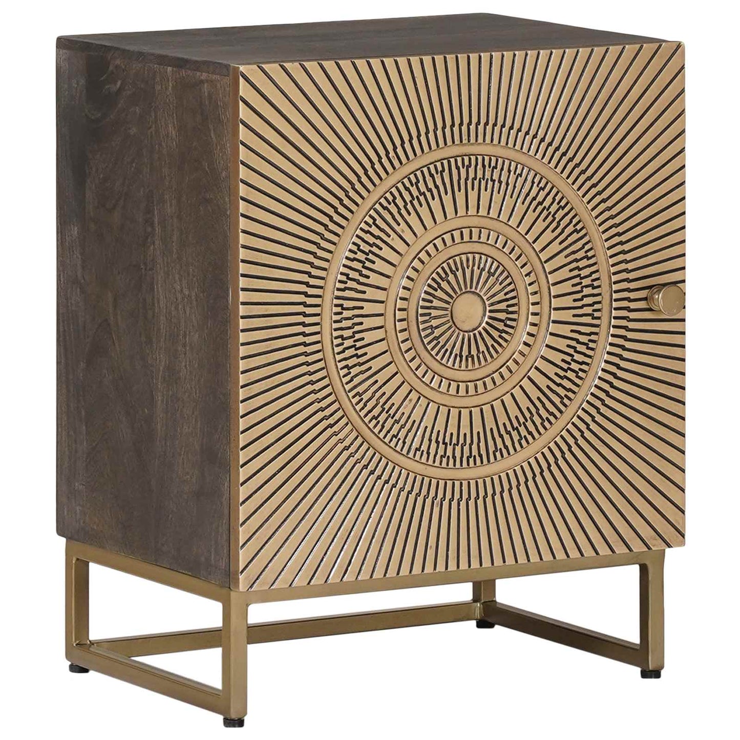Handmade Bedside Cabinet Coffee Brown 40 x 30 x 50 cm