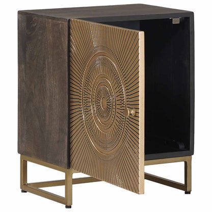 Handmade Bedside Cabinet Coffee Brown 40 x 30 x 50 cm