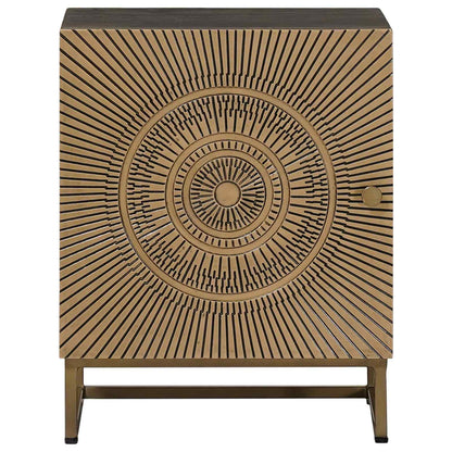 Handmade Bedside Cabinet Coffee Brown 40 x 30 x 50 cm