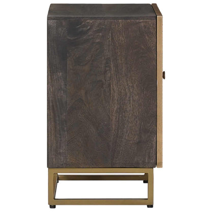 Handmade Bedside Cabinet Coffee Brown 40 x 30 x 50 cm