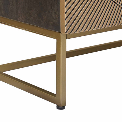 Sideboard Brass 53.5 x 30 x 70 cm