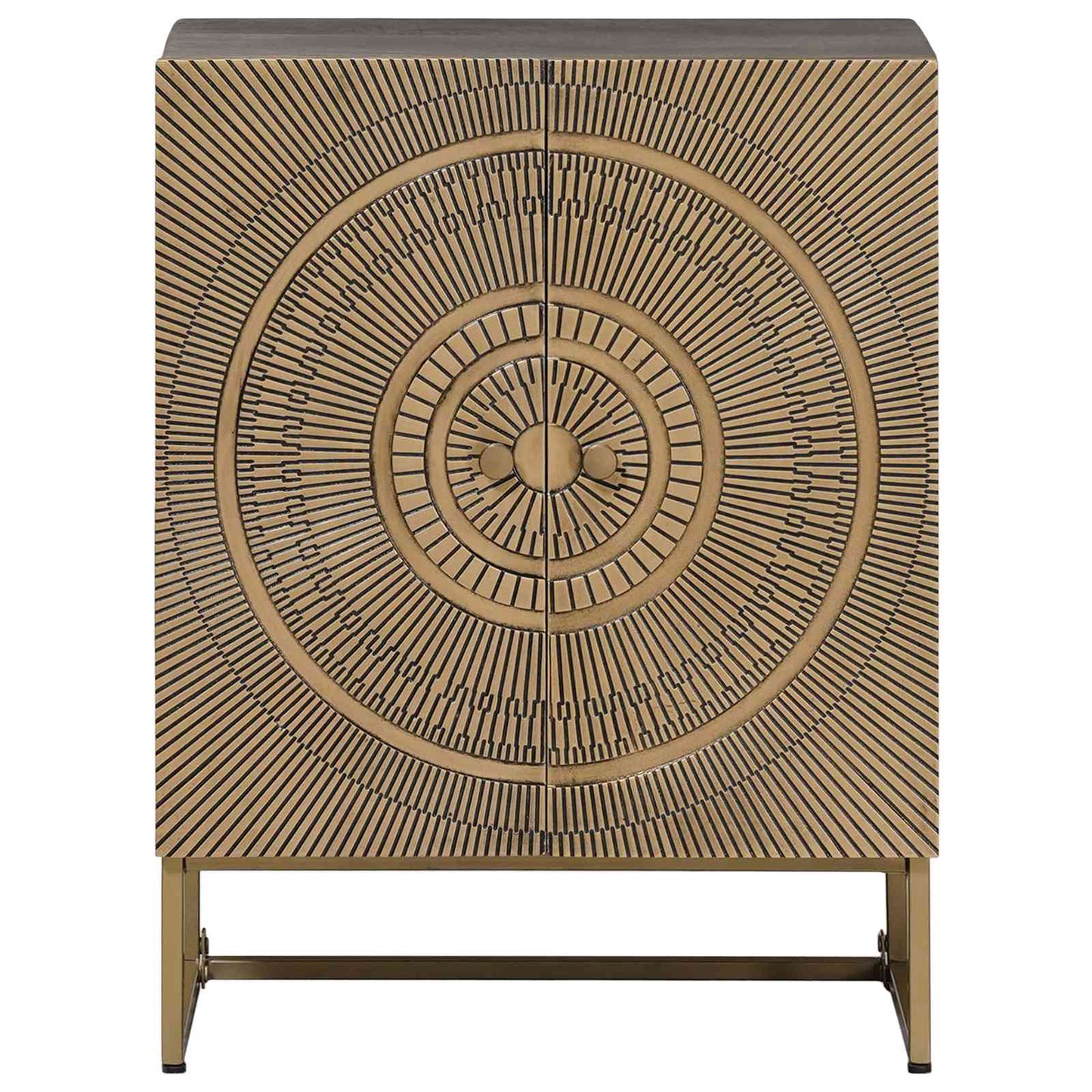 Sideboard Brass 53.5 x 30 x 70 cm