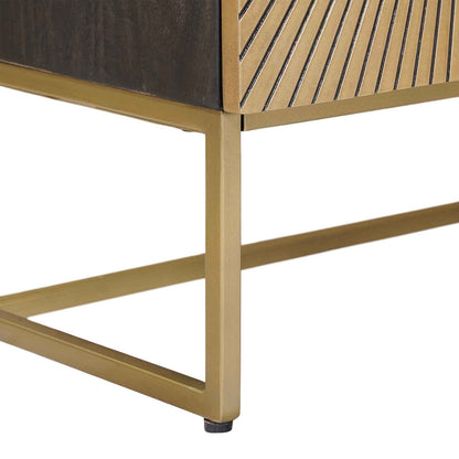 Sideboard Brass 105 x 30 x 70 cm