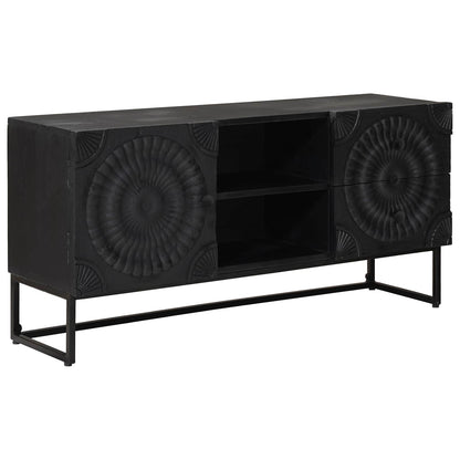 TV Cabinet with Drawer with Shelf Black 105 x 30 x 54 cm