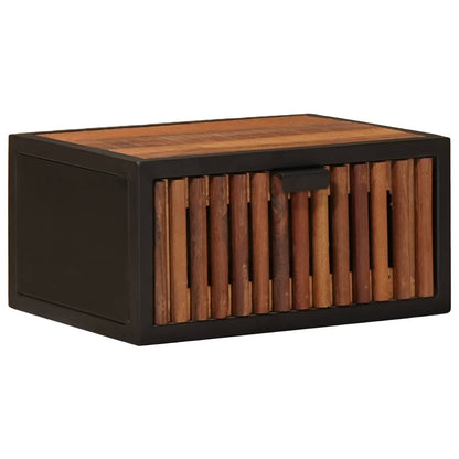 Handmade Bedside Cabinet Natural 40 x 30 x 20 cm