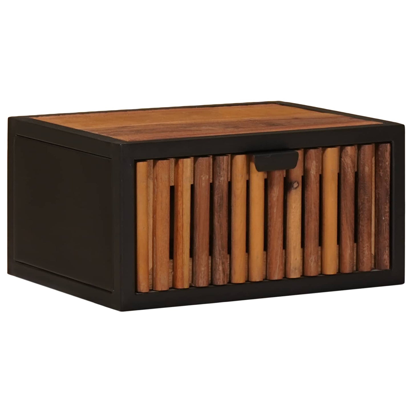 Handmade Bedside Cabinet Natural 40 x 30 x 20 cm
