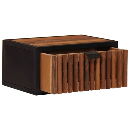 Handmade Bedside Cabinet Natural 40 x 30 x 20 cm