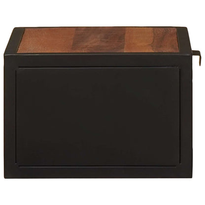 Handmade Bedside Cabinet Natural 40 x 30 x 20 cm