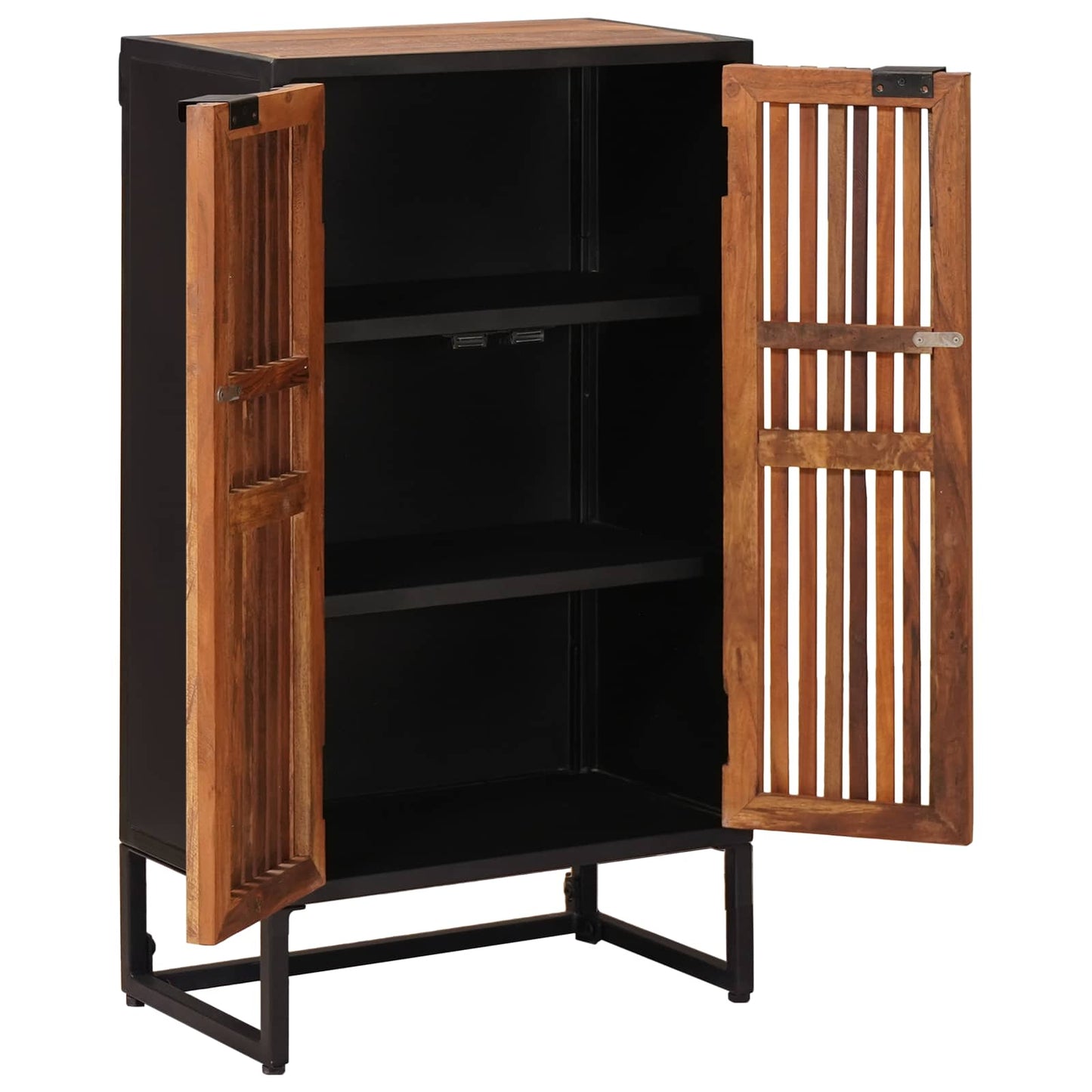 Highboard 53 x 30 x 95 cm Solid Mango Wood and Engineered Wood