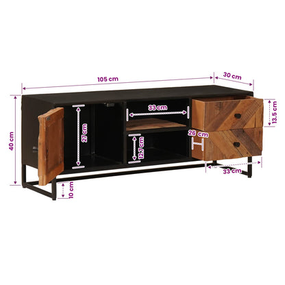 TV Cabinet with Drawer with Storage with Door 105 x 30 x 40 cm