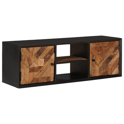 TV Cabinet with Shelf with Storage with Door 105 x 30 x 35 cm