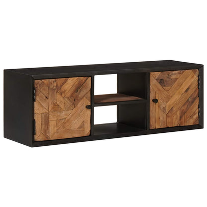 TV Cabinet with Shelf with Storage with Door 105 x 30 x 35 cm