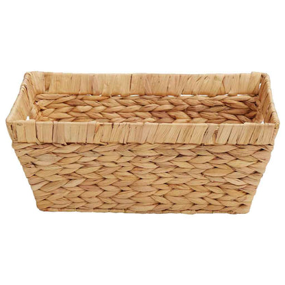 Storage Baskets 2 pcs Natural 38 x 28 x 15 cm Water hyacinth
