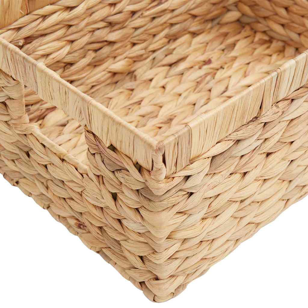 Storage Baskets 3 pcs Natural Water hyacinth