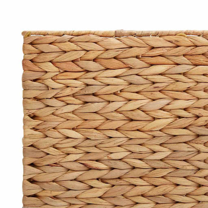 Magazine Baskets 2 pcs Natural 39 x 14 x 25 cm Water hyacinth