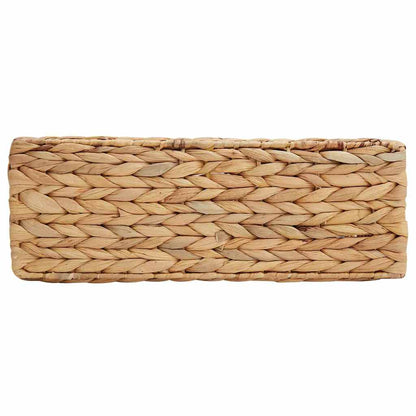 Magazine Baskets 2 pcs Natural 39 x 14 x 25 cm Water hyacinth