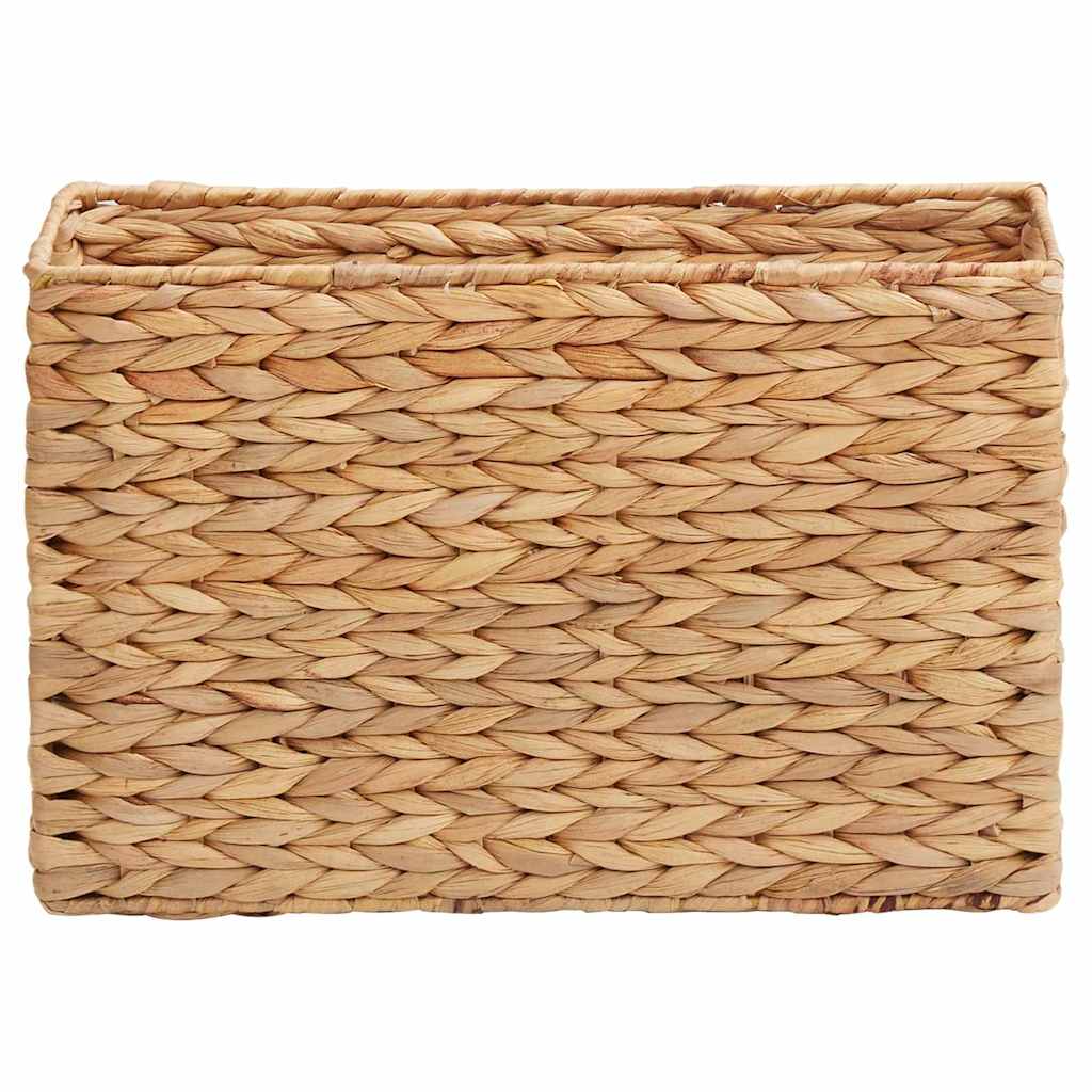 Magazine Baskets 2 pcs Natural 39 x 14 x 25 cm Water hyacinth