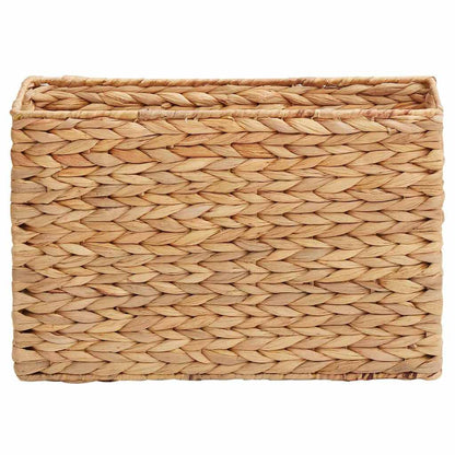 Magazine Baskets 2 pcs Natural 39 x 14 x 25 cm Water hyacinth