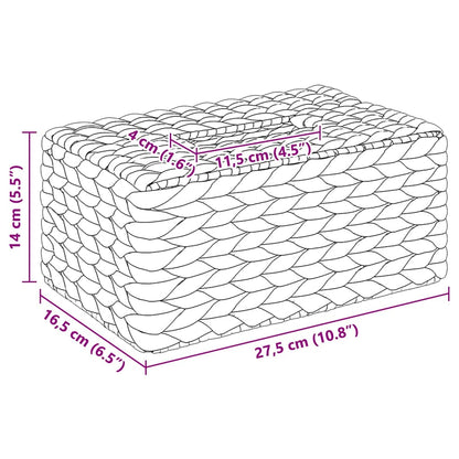 Tissue Box Covers 2 pcs Water hyacinth 27.5 x 16.5 x 14 cm