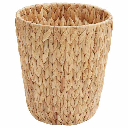 Waste Paper Bins 2 pcs Natural 26 x 26 x 29 cm Water hyacinth